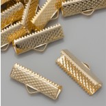 Zdjęcie - Końcówki zaciskowe szczęki real gold color 6x20mm